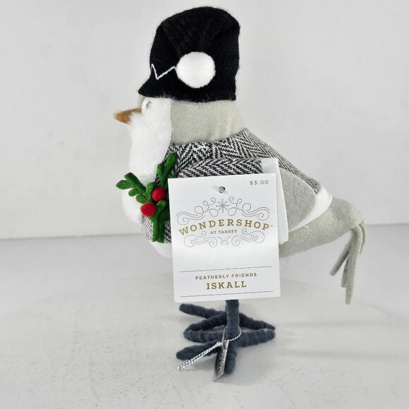 Target Wondershop Featherly Friends Bird Winter Decorative Figurine 2022 Iskall - Picture 2 of 9